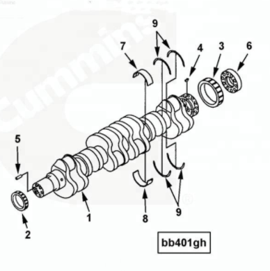 4095983 набора капитального ремонта двигателя толкнули шайбу для QSK23 дизельного ISO9001