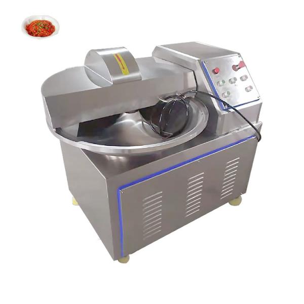 Industrial meat bowl cutter meat bowl cutter 500kg electric sausage meat cutter bowl chopping machine