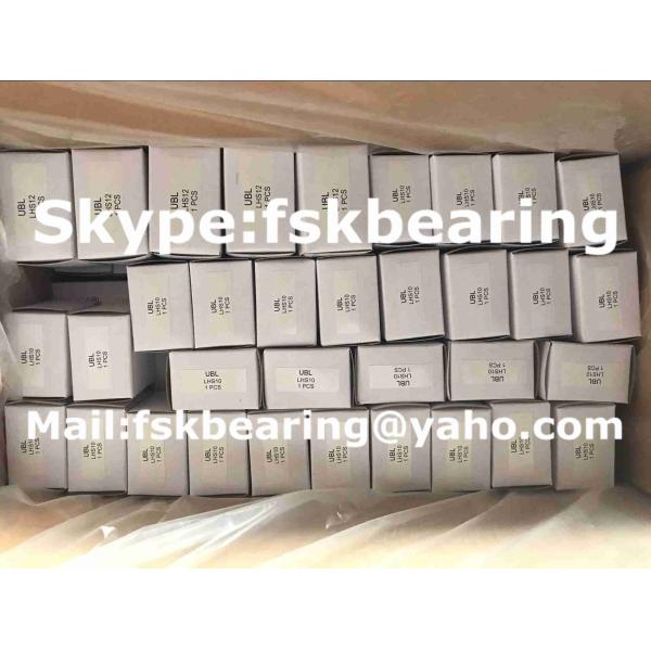 Продетые нитку правой рукой подшипники линейного движения концов прута ЛХС10 с простыми жилищными единицами подшипников