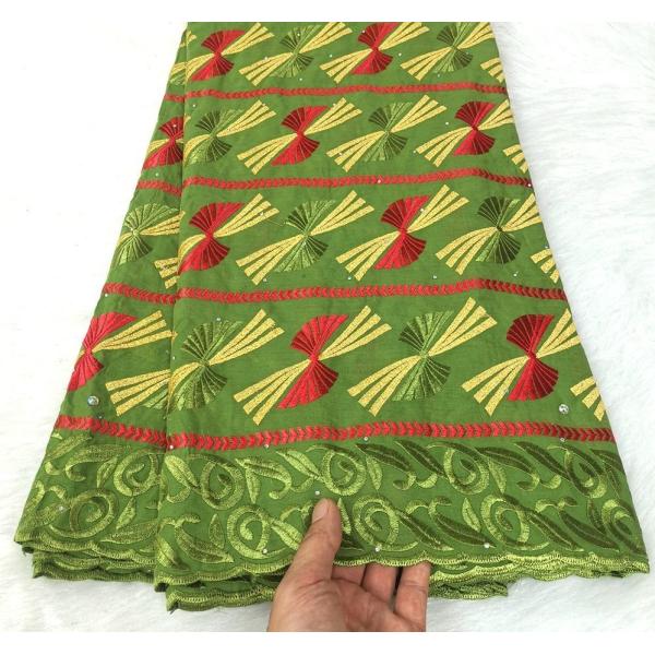 The newest handcut swiss voile lace high quality 100% cotton embroidered lace cotton fabric for women dressing