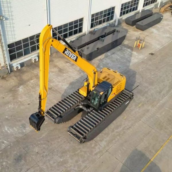 water ExcavatorvAmphibious Excavator 21 tons from china Heavy-Duty Amphibious Excavator Amphibious Digger for Swamp & River Works Versatile Amphibious Excavator Equipment