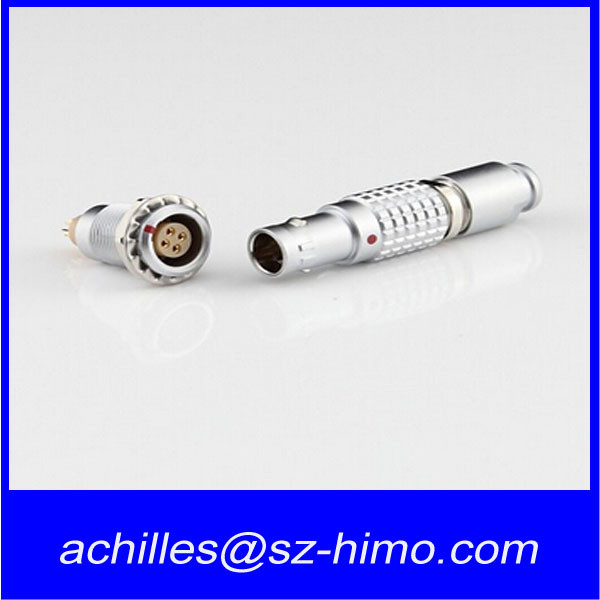 metal lemo 4 pin male plug FGG.1B.304.CLAD circular connector