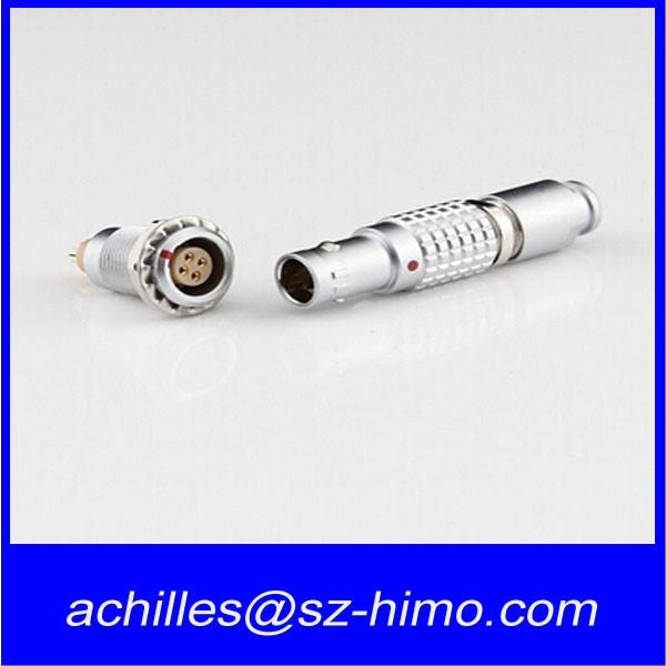 LEMO FGG.1B Precision connector 4 Pin Male/ Female + 10-25 Stuido Pro Silver Cab