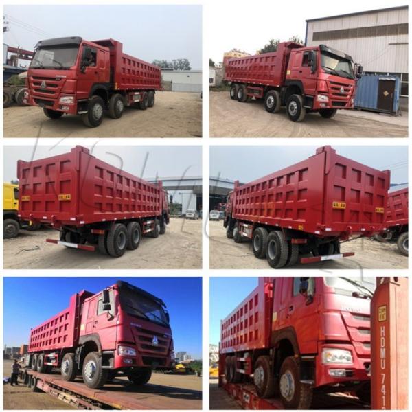 Sinotruk 12 Wheeler Used HOWO 70 Ton 100 Ton Dump Truck 8X4 with Radial Tire Design