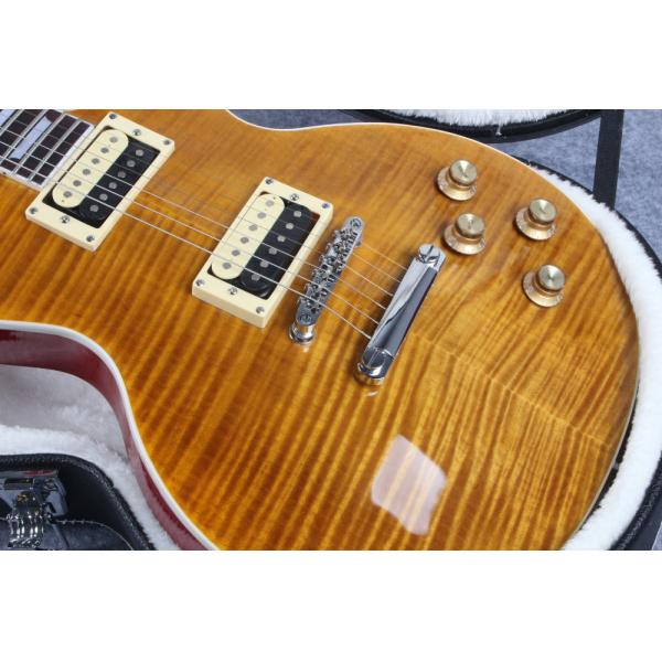 Slash 1959 Les standard Reissue tiger flame electric guitar, Slash signature LP guitar ems free shipping