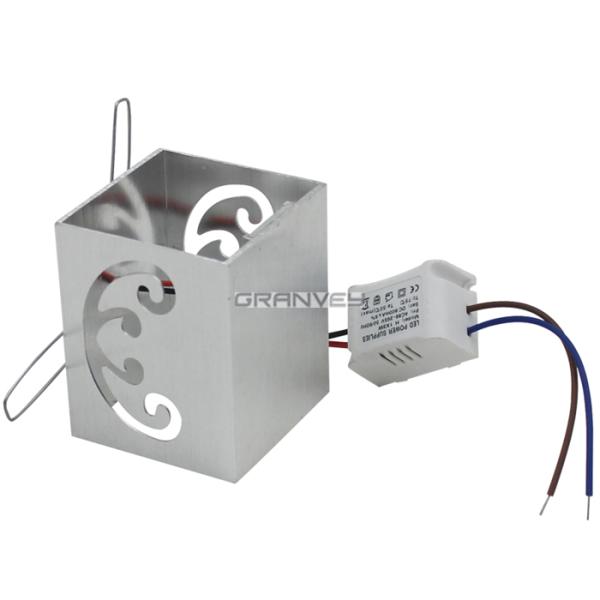 IP 54 Rate Square Indoor LED Wall Lights Illumination LED Sconces 1W 3W