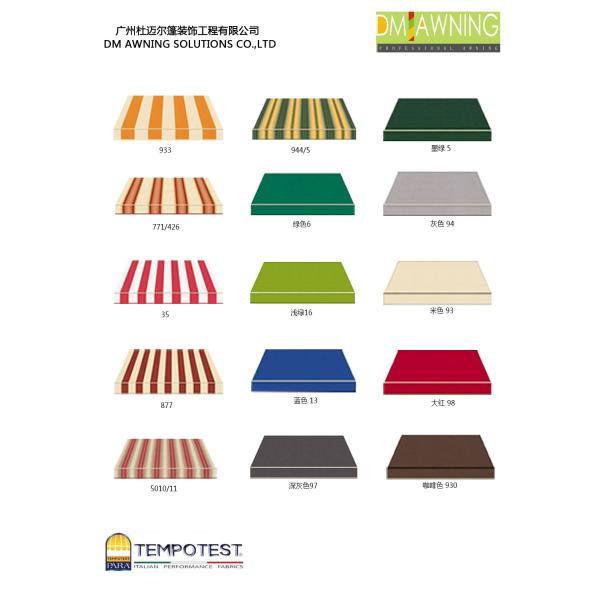 Dossel retrátil de alta qualidade motorizado do toldo da gaveta completa