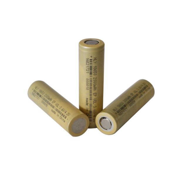 Bateria alta superior lisa do dreno da bateria de lítio 18650 do volt 2000mah do KC 3,6 500 vezes