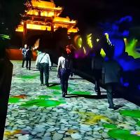 Sensor de movimiento de infrarrojos al aire libre Proyección interactiva Inmersivo de piso Juego interactivo