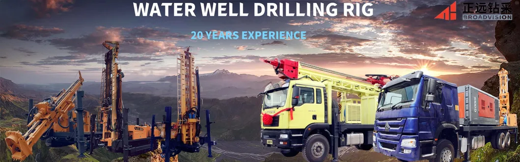 Perforadora de agua montada sobre orugas con profundidad máxima de perforación de 500 m para perforación