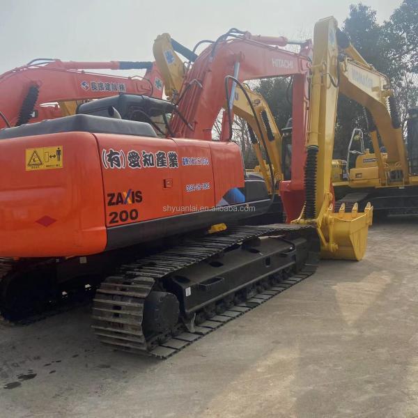 Использованные экскаваторы Hitachi ZX200 ZX210 Оригинальный копальщик-крейлер Вторая рука Использованные экскаваторы Hitachi