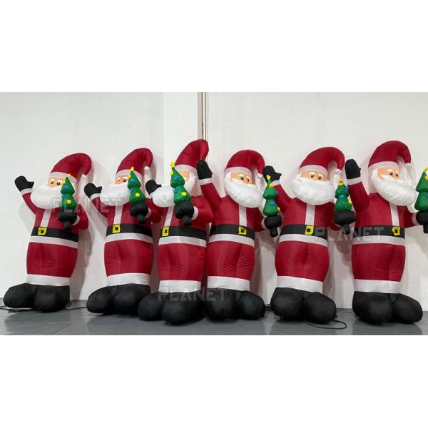 Le Père Noël gonflable en tissu d'Oxford pour Noël