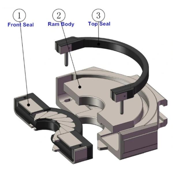Drilling Equipment BOP Spare Parts API 16A Annular Bop Packing Element