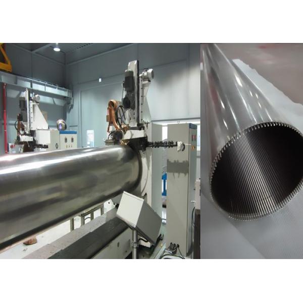 600MM Water Well Screen Wire Mesh Making Machine Welding Copper Wheel With Mitsubishi System