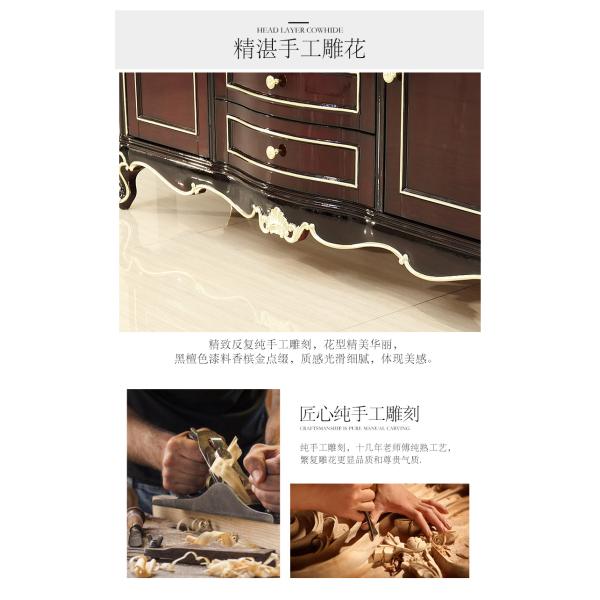 Hotel Decorative Solid Wood Bedroom Side Cabinets With Drawers Customized