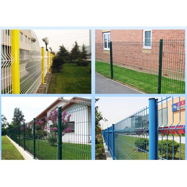 Powder Sprayed Curved Metal Garden Mesh Fencing Multicolor Available