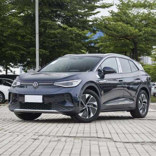 Черный 5-местный внедорожник Использованный Volkswagen ID. 4 Crozz Pure Plus Электрический автомобиль Автомобильный EV
