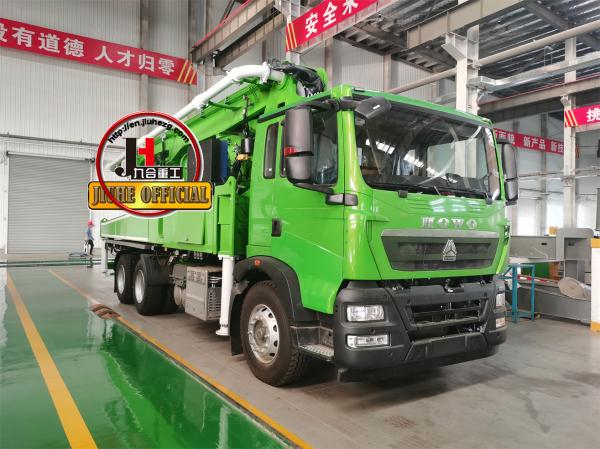 JIUHE 38m 38X-5RZ-3 Concrete Pump Truck Price Truck Mounted Pump For Concrete