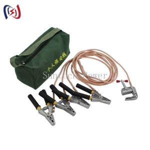 Compact Safety Grounding Wire Set For Electrical Maintenance Repair Work