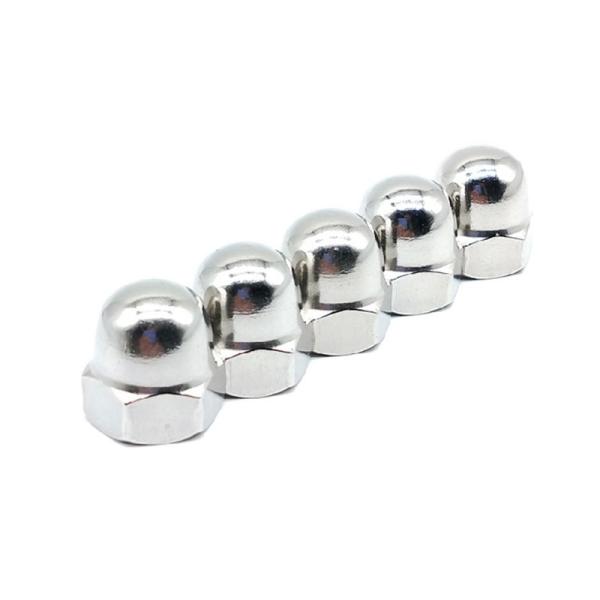 Aço carbono métrico DIN 1587 Hexagon Flange End Domed Acorn Nuts M6 Dome Nut