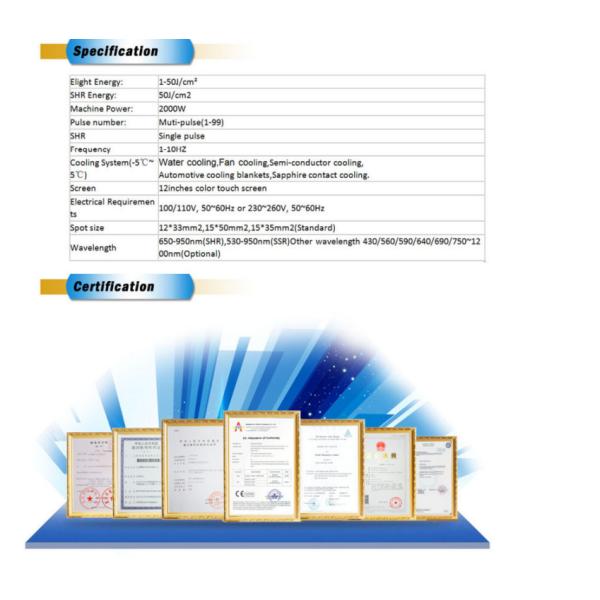 Portable IPL Laser Machine 25kg ND - YAG Laser Tattoo Removal Equipment