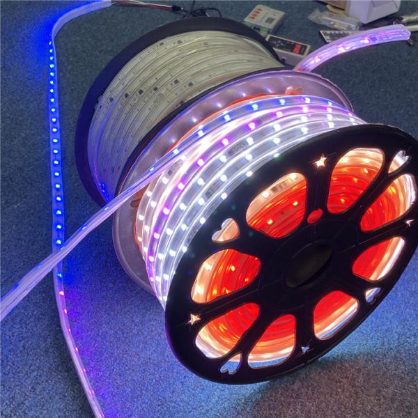 50м катушка 24в низкое напряжение подсветка гибкая световая лента 5050 smd rgb подсветка водонепроницаемая пиксельная лента