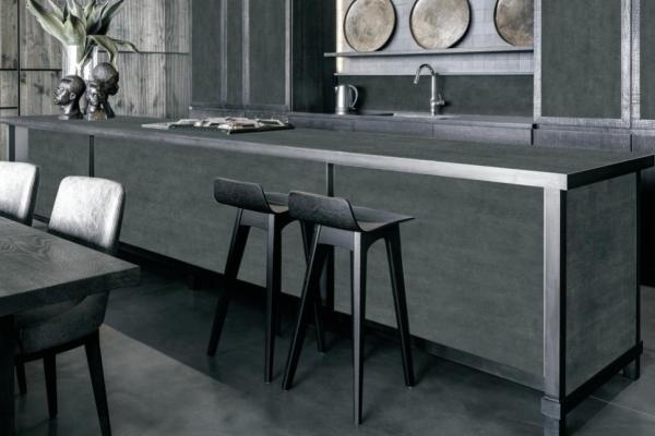 Brooke Grey 1600x3200x12mm Chapas de pedra sinterizadas resistentes ao desgaste