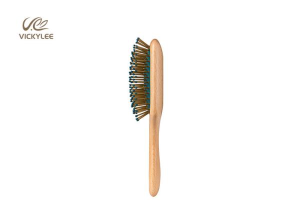 Anti Static Air Bag 7.8 Inch Wooden Handle Hair Brush