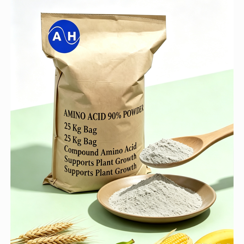 90% Purity Enzymatic Hydrolyzed Amino Acid Powder 100% Water Soluble and Organic Certified for Fertilizer