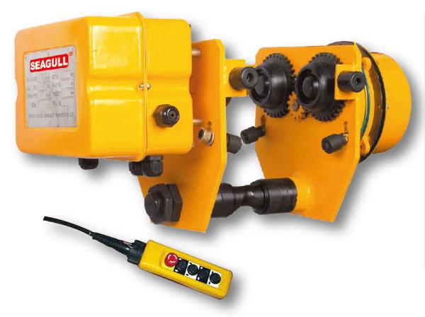 Safety 3 Phase Electric Push Travel Trolley 500kg - 5000kg Chain Block Trolley