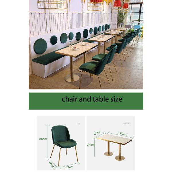 Bespoke банкетка усаживая столовую Дубай 120x55x105cm коммерчески будочки усаживая