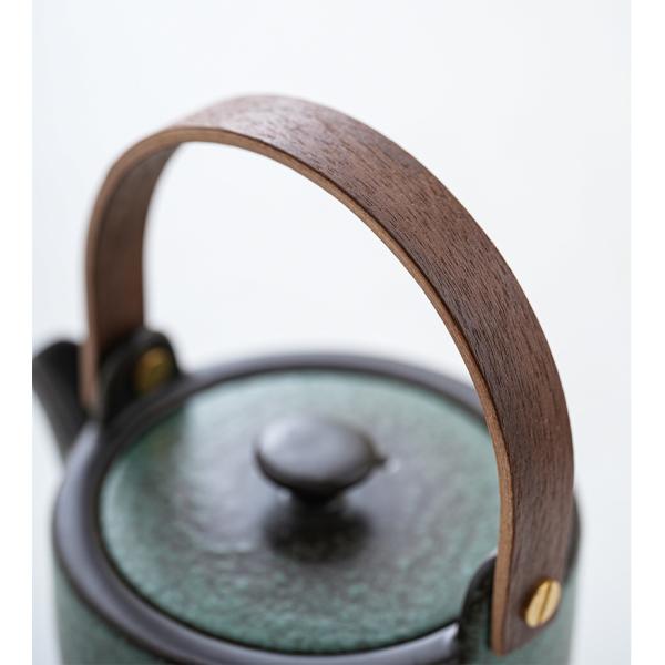 Elegant Single Pot Ceramic Tea Set with Lifting Beam Design Sustainable and Compact