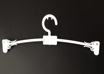 White Clothing Store Hangers For Underware , Plastic Retail Hangers Eco Friendly