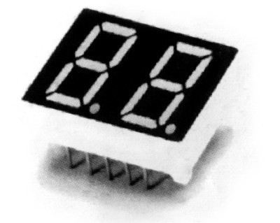0.36 Dual Digit 16 segment Numeric Displays