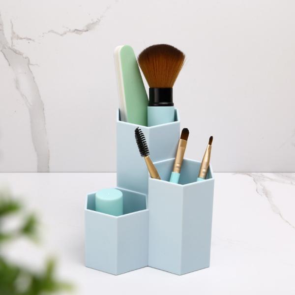 Cosmetics Desk Plastic Stationery Organiser For Students