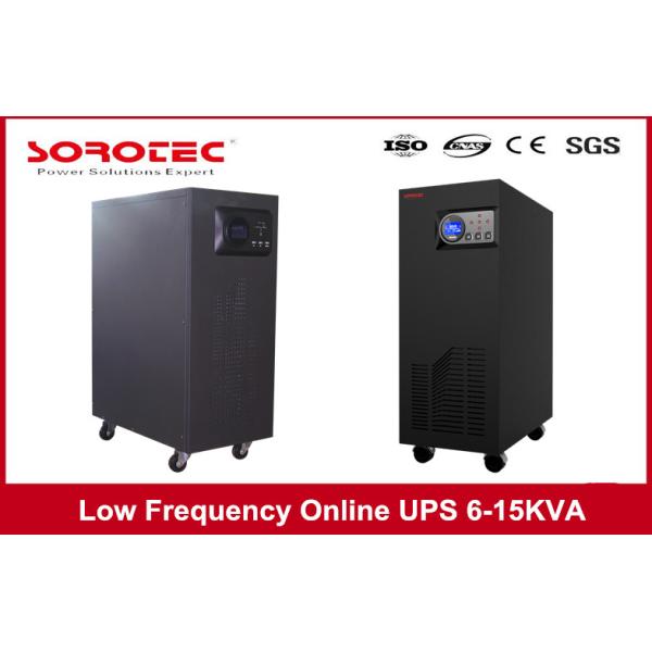 Three Phase Low Frequency Online UPS with Sound / Light Alarm , ISO9000 Approval