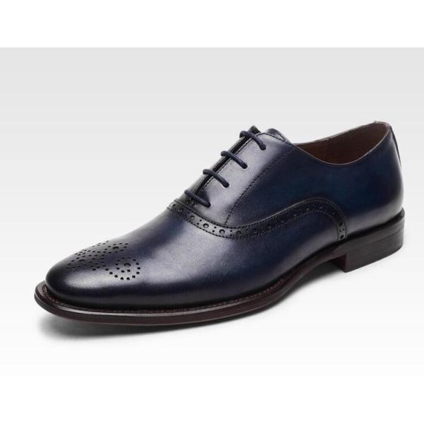 Lace Up Men Brogue Shoes Low Luxury Heel Dress Shoes With 37 - 48 Size