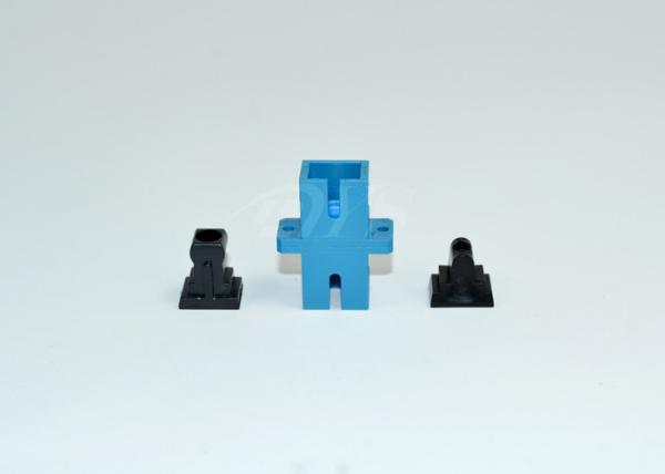 SC blue Singlemode Simplex Fiber Optic Adapter For Fiber To the Home