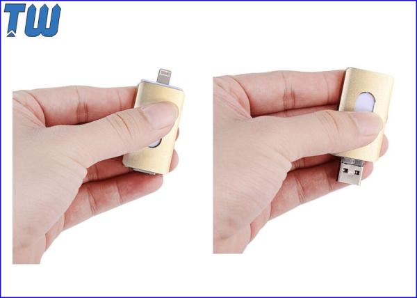 3 Interface Sliding OTG USB 2.0 8GB Pendrives Memory Disk Smart Phone
