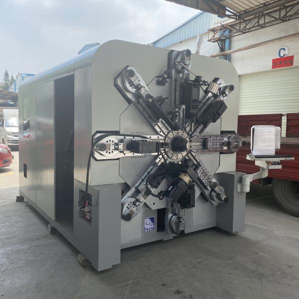 Máquina versátil automatizada da mola do CNC do automóvel sem eixos