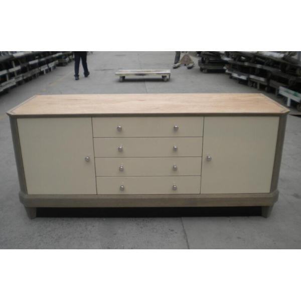 4 Drawers Plus Hotel Room Dresser 2 Doors With Stainless Steel Kobes