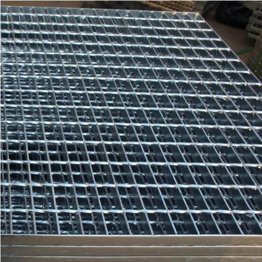 Galvanized Steel Bar Grating with Fixing Clips for Municipal Projects