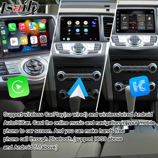 Lsailt 8G CarPlay/Android Multimedia Interface para Nissan Murano, Quest, Patrol Infiniti QX com NetFlix, Google Map