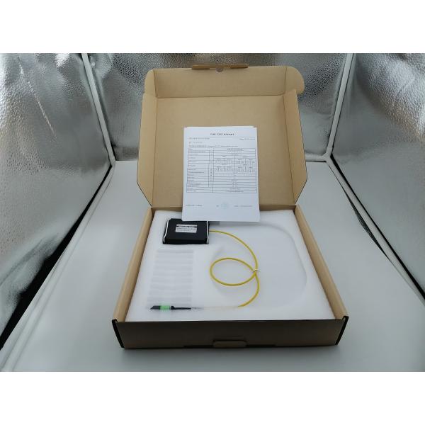 1x2 1310/1550nm Fiber Optic Splitter Module 3.0mm Round Cable Elite MPO/APC Male