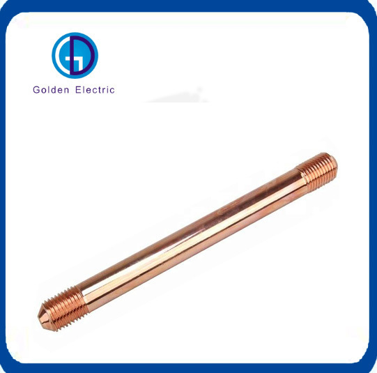Прочность на растяжение 580n/мм2 Медносвязанный стальной земляной стержень для электрооборудования