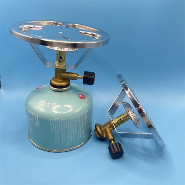 Переносная стальная мини-горелка для газа для приготовления пищи на открытом воздухе - компактная печь для кемпинга