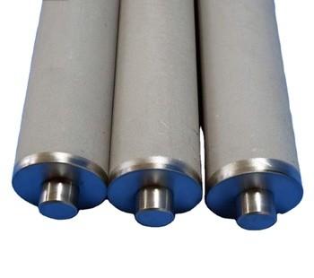 Tubo de filtro de metal sinterizado poroso para separação de espargos e indústria alimentar