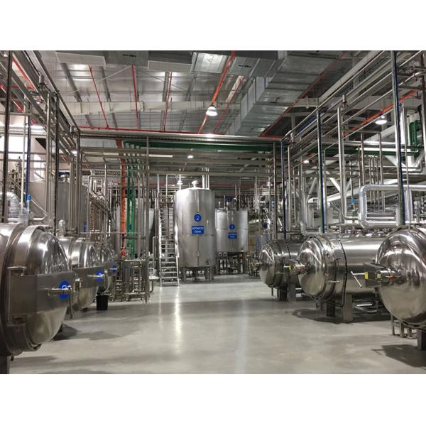 Stainless Steel 304/316 60kw UHT Milk Processing Plant for High Capacity Production