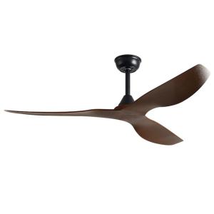 Ventilateur de plafond de 52 pouces esthétique modernes à flux d'air inversible