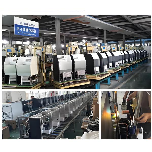 150kg Fully Automatic Medium-sized Ice Maker Is Used for Making Drinks and Preserving Ingredients